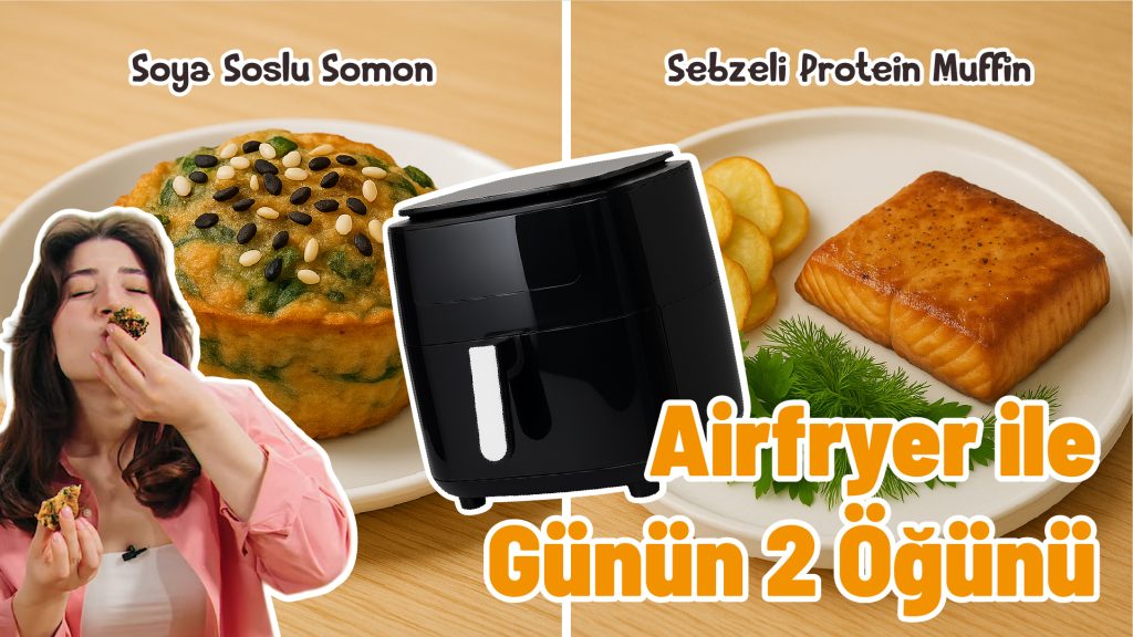 Soya Soslu Somon | Sebzeli Protein Muffin