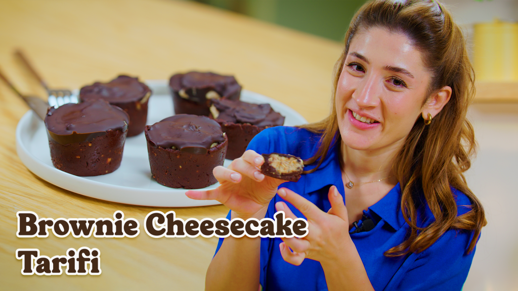 Pişmeyen Brownie Cheesecake