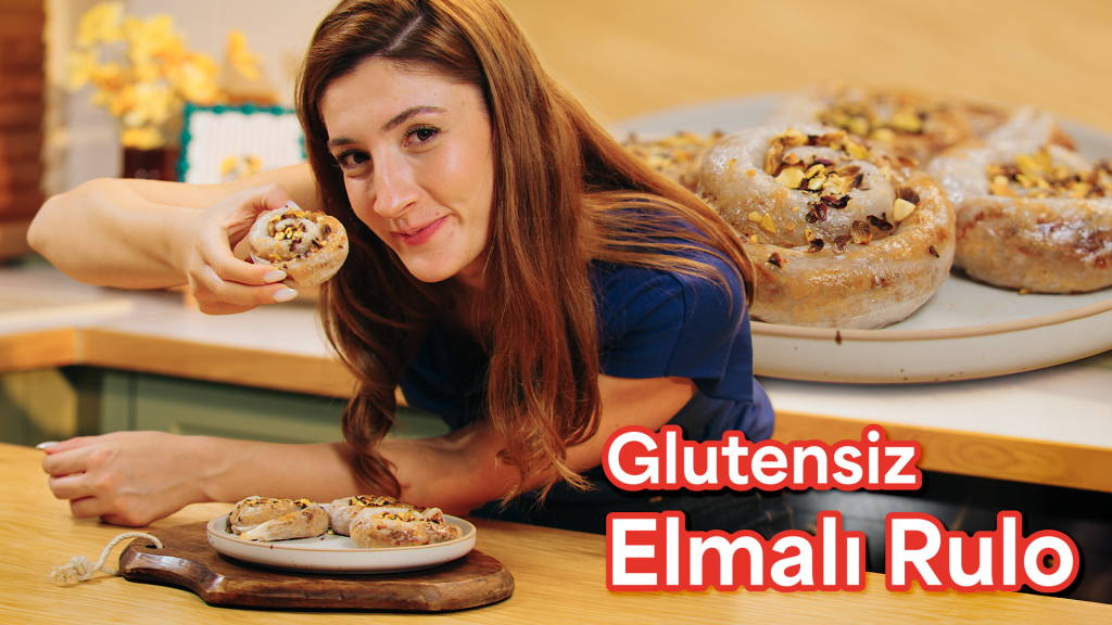 Glutensiz Elmalı Tarçınlı Rulo